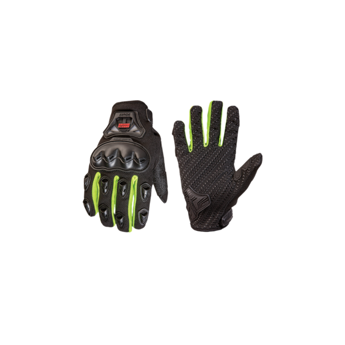 Studds SMG6 Gloves - Fluorescent Green