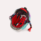 Headzup Rainbow Rider Kids Helmet - Yellow Pink